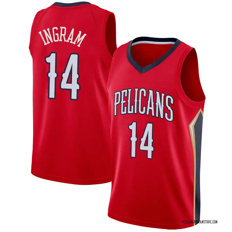 Nike New î€€Orleansî€ î€€Pelicansî€ Swingman Red Brandon Ingram î€€Jerseyî€ ...